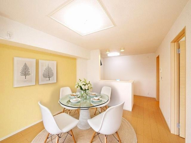 アルカンシエルⅡの居間・リビング|CGで家具等を配置したもので家具等は含まれません