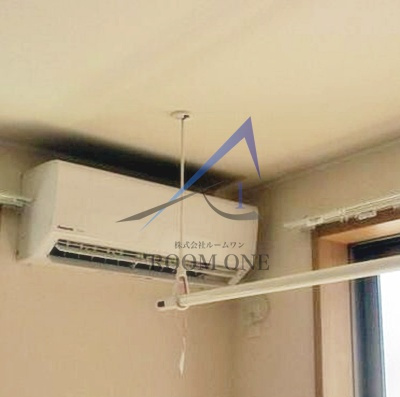 ヒバリハイムの設備|エアコン付きです。