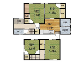 【間取り】 | 十二町中古住宅