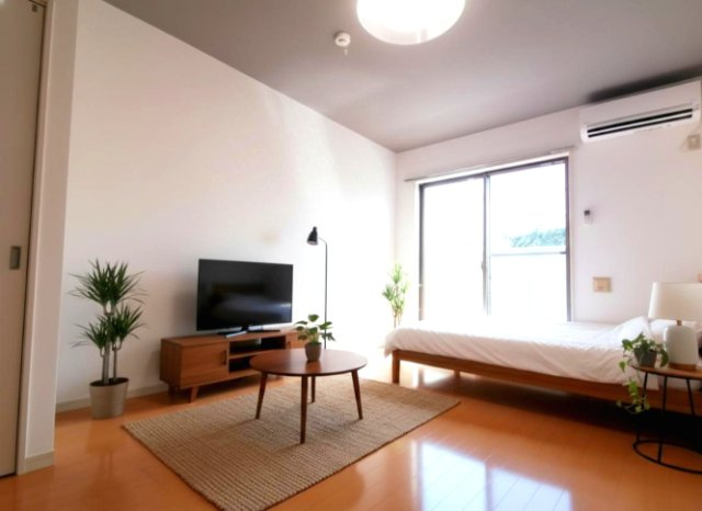 クレフラスト苦竹駅北の居間・リビング|本画像はAIのCG作成イメージであり実際に現地に家具は置かれていません。