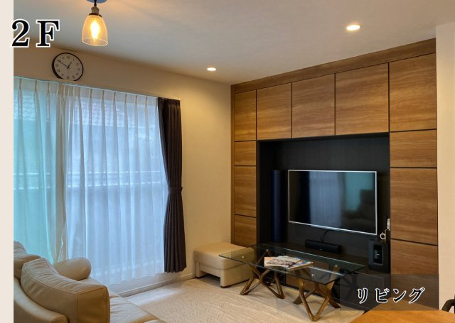 豊中市上野西２丁目　中古戸建の居間・リビング