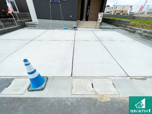 ●大和郡山市矢田町　新築一戸建ての駐車場|駐車スペース！散水栓があるので、こまめに愛車を洗えます！