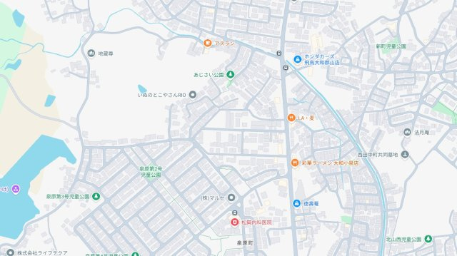 ●29(土)30(日)現地案内可能！　大和郡山市矢田町　ラスト1邸の地図