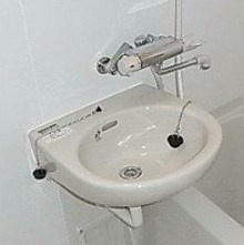 杉並区松ノ木３丁目の賃貸マンションの洗面所