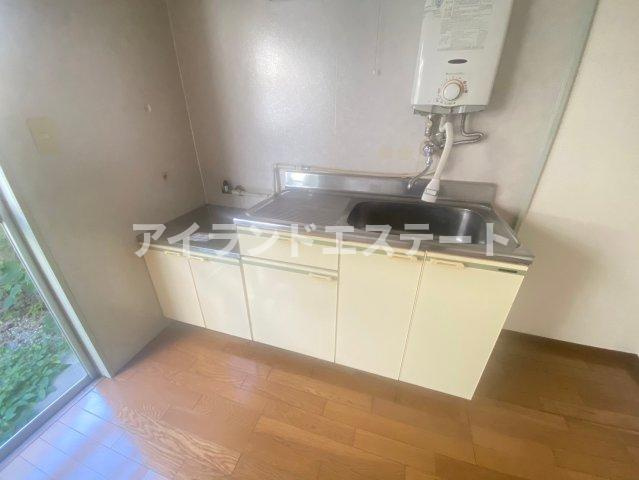 野沢メゾネット　礼金0　2人入居相談可　メゾネットのキッチン