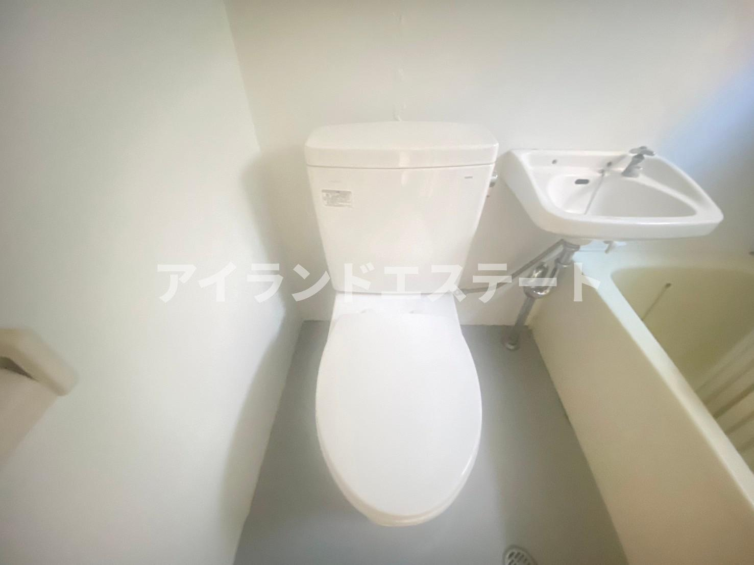 野沢メゾネット　礼金0　2人入居相談可　メゾネットのトイレ