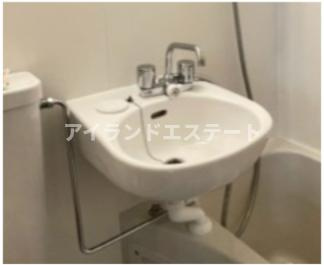 メイプルハウス　ペット相談　TVドアフォン　の洗面所