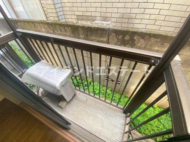 ハイツ野田若林　駅近　礼金0　室内洗濯機置場　のバルコニー
