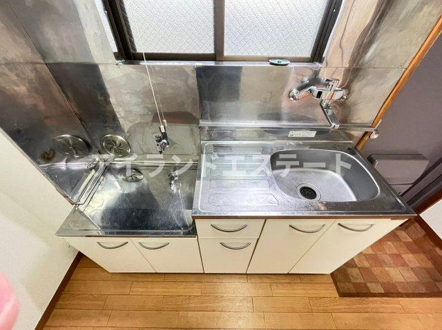 竹見コーポ　敷金0　礼金0　最上階　のキッチン