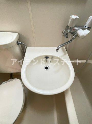 竹見コーポ　敷金0　礼金0　最上階　の洗面所