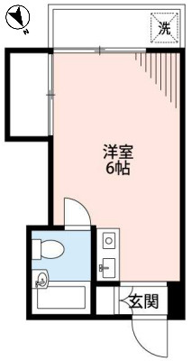 ミキハウス　礼金0　南西向き　オートロックの間取り