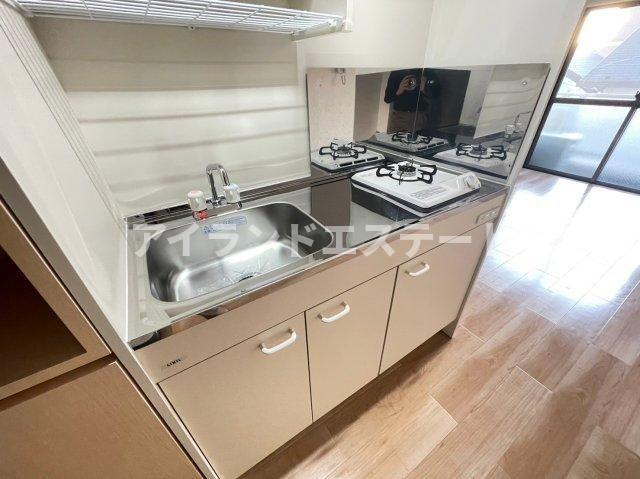 ミキハウス　礼金0　南西向き　オートロックのキッチン