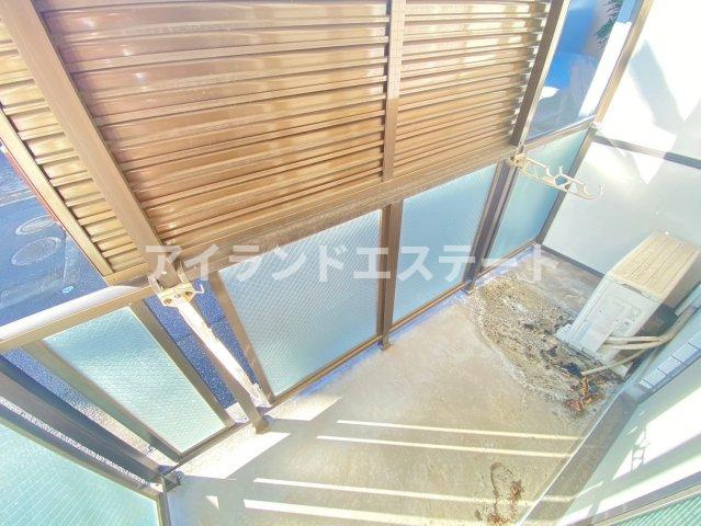 ロッキーヒルズ自由ヶ丘　宅配BOX　大型バイク相談のバルコニー