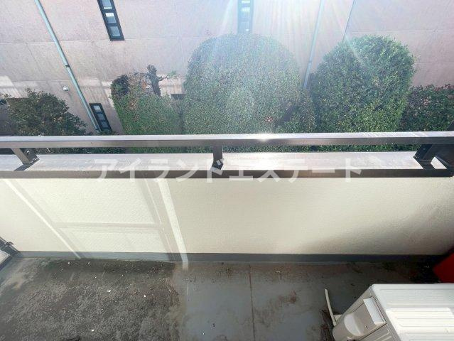 リッチハイツ　陽当たり良好　メゾネット　のバルコニー