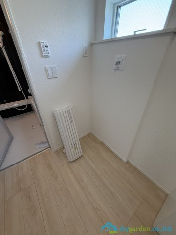 平塚市御殿第18　新築戸建　全8棟8号棟のランドリースペース
