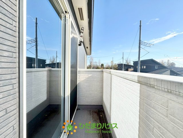 加須市水深　中古一戸建てのバルコニー|２０２５年１２月５日撮影