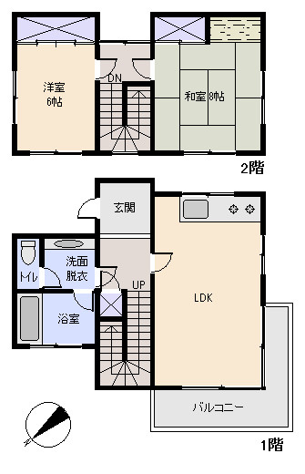 函南町　南箱根ダイヤランドの間取り