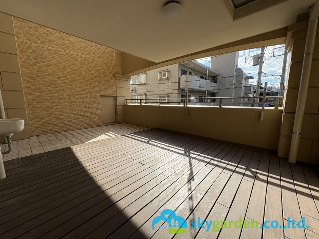 グランシティユーロコート藤沢のバルコニー