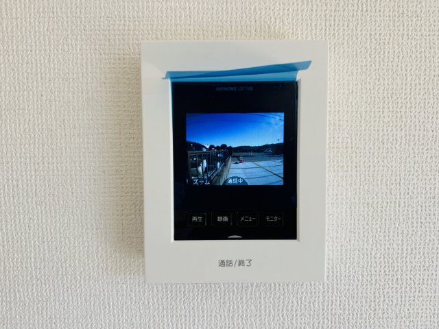 八王子市　下恩方町　新築一戸建て　４期のセキュリティ|～TVモニター付インターホン　訪問者の確認に便利です～