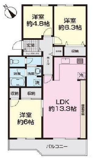 エクレール二宮Ａ棟