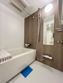 【浴室】 | 天保山第五コーポ一号棟 | 落ち着いた空間のお風呂です