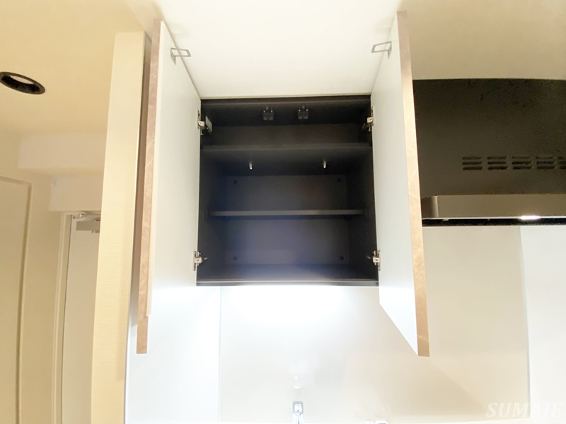 アジールコート王子の収納|キッチン上部の収納です☆