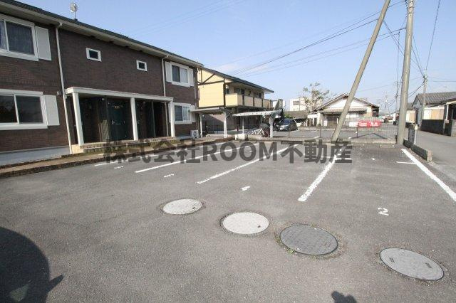 ローズコート夢　A棟の駐車場|駐車場完備です