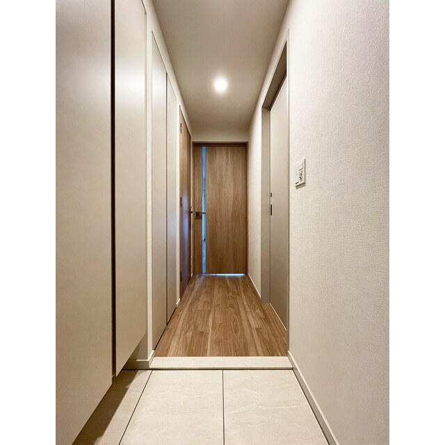 プラネソシエ青戸の玄関