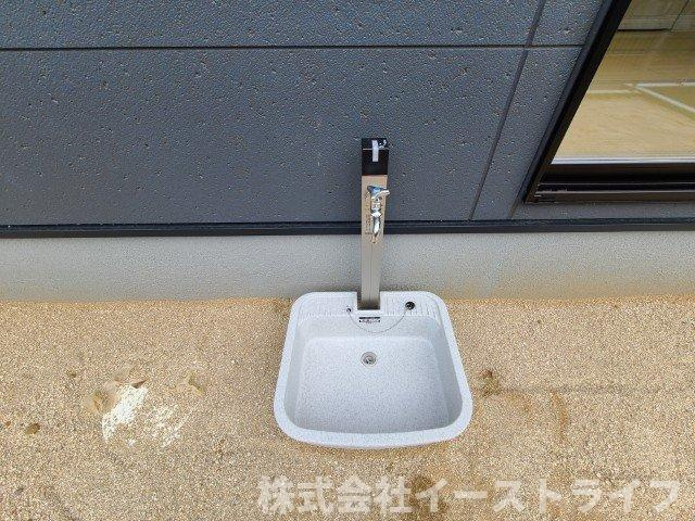 【新築戸建】　いわき市小名浜下神白第4　全2棟　長期優良住宅のその他|同社施工写真　外水栓