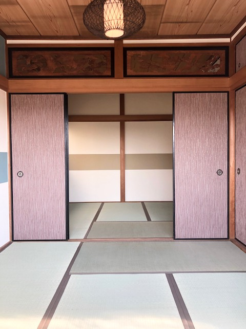 大阪府寝屋川美井町　戸建の和室|和室がひろがる居住スペース