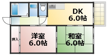 【間取り】 | コーラルコープ森野　仲介手数料無料