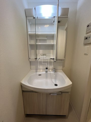 【洗面所】 | プレサンス江戸堀 | プレサンス江戸堀　独立洗面化粧台