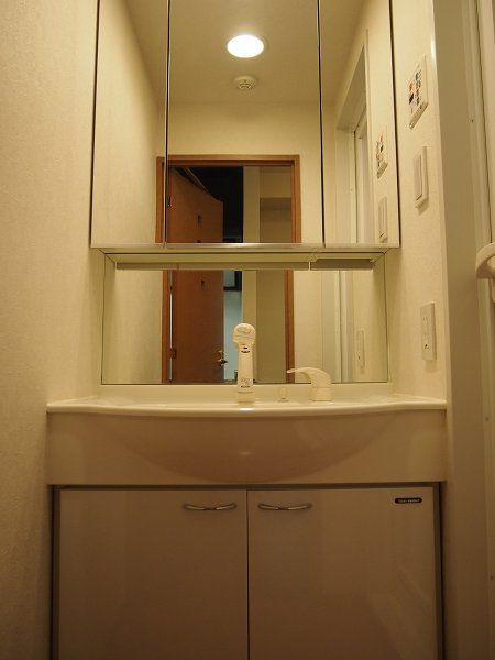 ルーブル祐天寺の独立洗面台