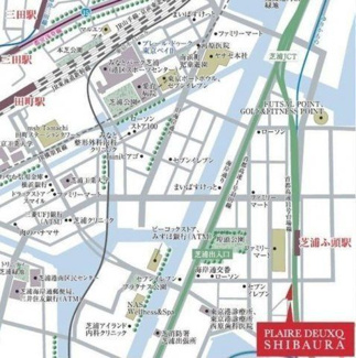 【地図】 | プレール・ドゥーク芝浦