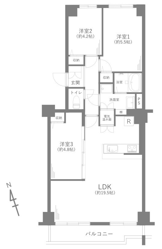 シーアイハイツ和光E棟の画像
