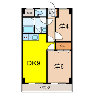 【間取り】 | アーネスト・ハイライズ | 間取り図