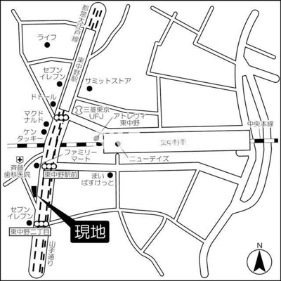 【地図】 | ＩＳＭ東中野