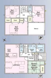【間取り】 | 東金市台方第9  新築戸建 3号棟 | 図面と現況に相違がある場合、現況を優先致します。