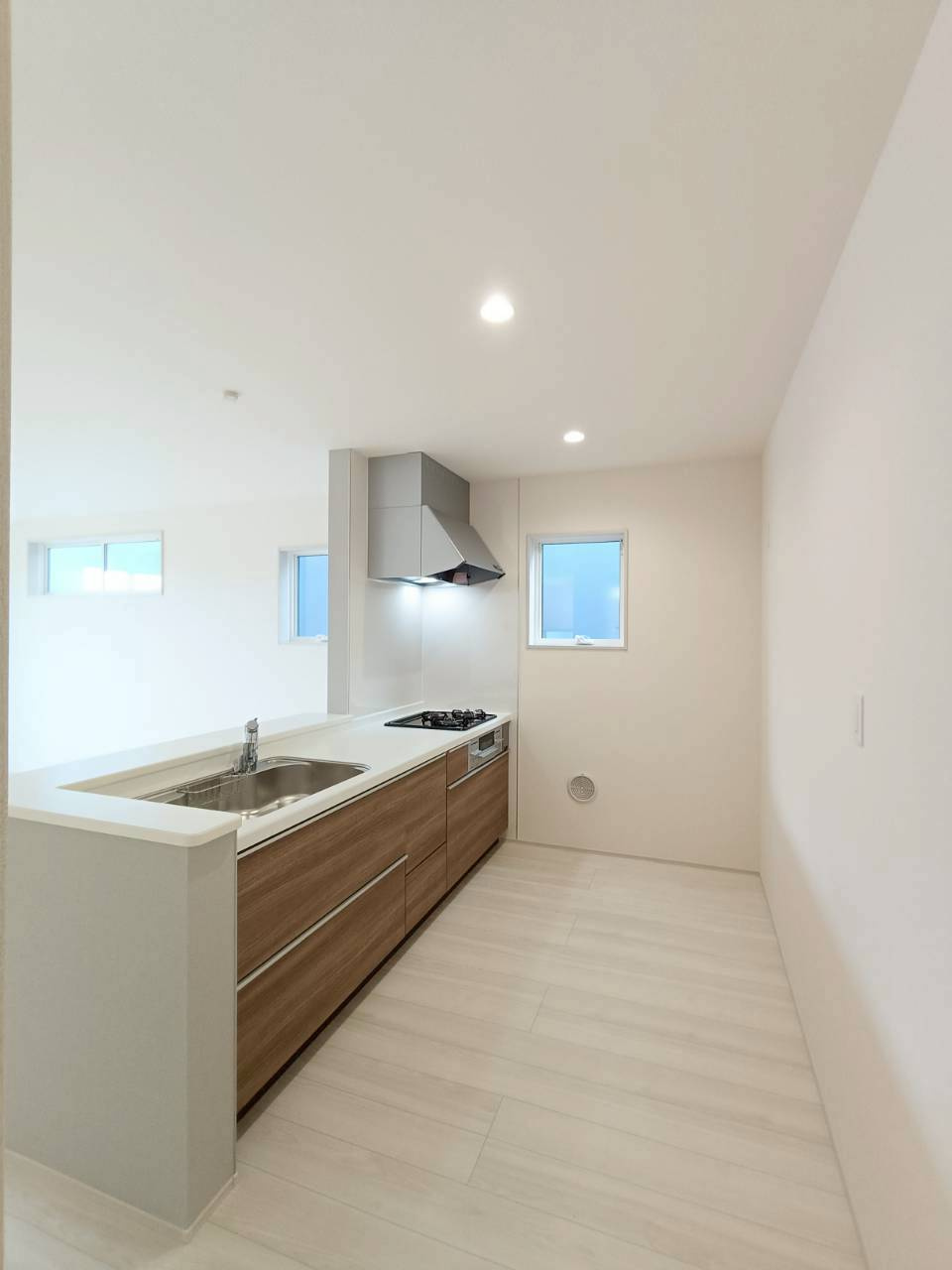 八潮市　大瀬　新築戸建　全1棟のキッチン|施工例です