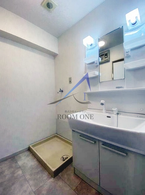 ヒルトップⅠの洗面所|洗面台です。