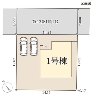 【区画図】 | リーブルガーデン彦根市野瀬町２期 | 区画図