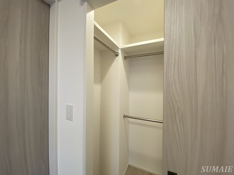 アジールコート王子の収納|ウォークインクローゼット☆