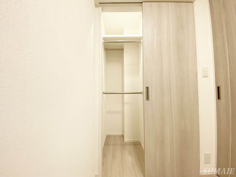 アジールコート王子の収納|ウォークインクローゼット☆