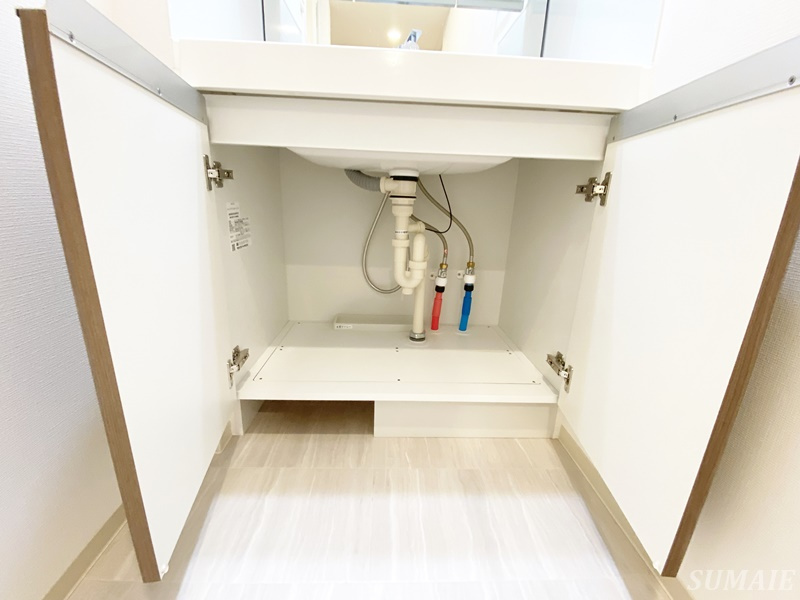 アジールコート王子の収納|洗面台下の収納です☆