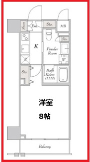 【間取り】 | ミリアレジデンス駒込