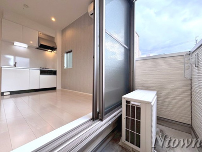 【バルコニー】 | AbiskoⅡ | お洗濯にも便利なバルコニー付き