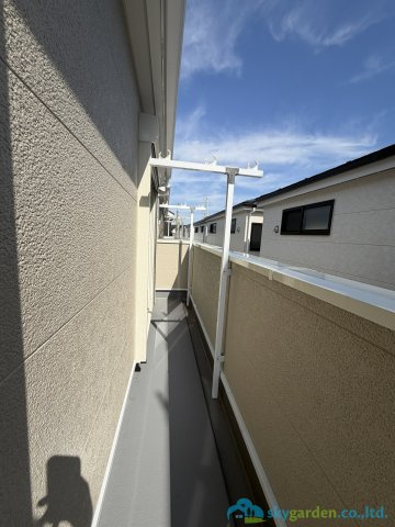 平塚市御殿第18Ⅱ期4棟　新築戸建　全8棟6号棟のバルコニー