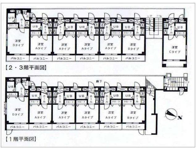 クレストメゾンン綱島東の間取り