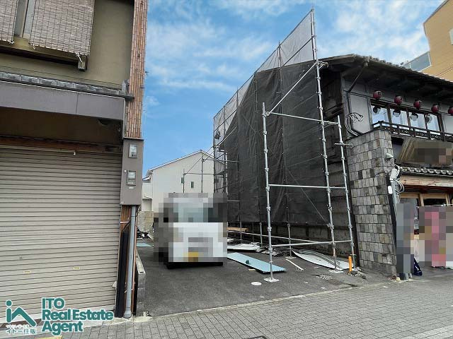 下鴨東本町 建築条件無 土地の外観