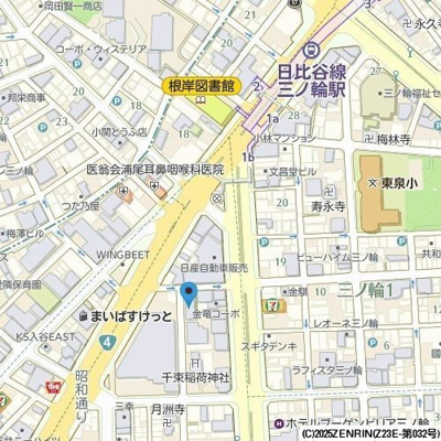 【地図】 | オーキッドレジデンス三ノ輪